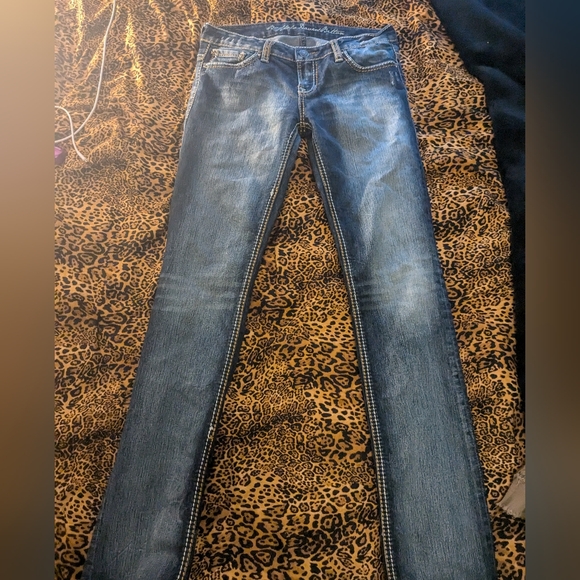 Vintage straight leg buffalo jeans size 27 - Picture 1 of 5